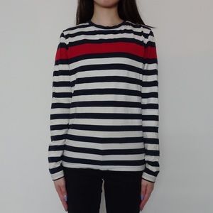 STRIPED LONG TEE
